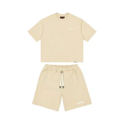 Pre-owned Godspeed Vital Necessities Set 'oat Milk' | Cream | Men's Size S