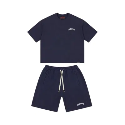 Pre-owned Godspeed Vital Shorts Set 'navy Blue' | Men's Size L