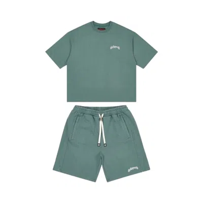 Pre-owned Godspeed Vital Shorts Set 'sage Smoke' | Green | Men's Size Xl