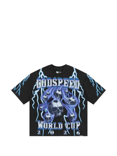 Godspeed Voltage Graphic-print T-shirt In Black
