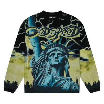 Pre-owned Godspeed Voltage Long-sleeve 'yellow' | Men's Size Xs