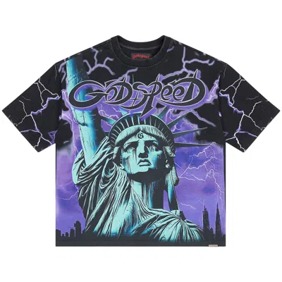 Pre-owned Godspeed Voltage T-shirt 'grape' | Purple | Men's Size L