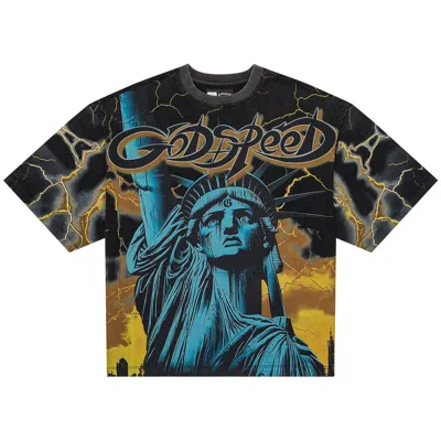 Pre-owned Godspeed Voltage T-shirt 'yellow' | Men's Size L