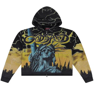 Pre-owned Godspeed Voltage Zip Hoodie 'black' | Men's Size L