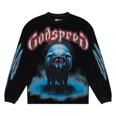Pre-owned Godspeed W.i.s.c Ii Long-sleeve T-shirt 'black' | Men's Size Xs