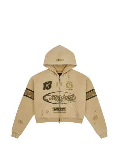 Godspeed Zip Hooded Sweatshirt In Neutral
