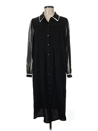 Pre-owned Goelia Casual Dress In Black