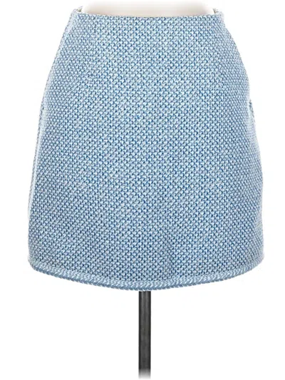 Pre-owned Goelia Denim Skirt In Blue