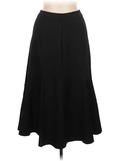 Pre-owned Goelia Formal Skirt In Black