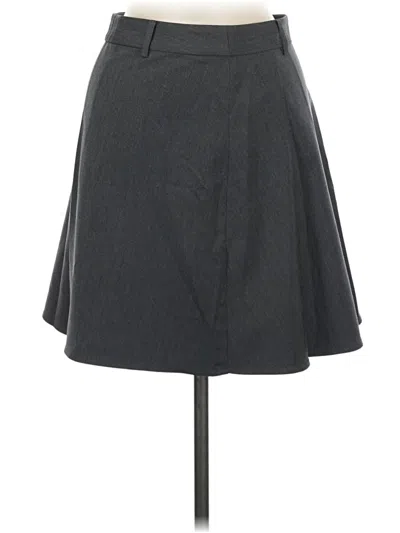 Pre-owned Goelia Formal Skirt In Gray