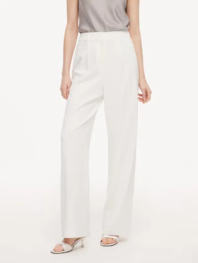 Goelia Four-way Stretch Women Straight Leg Pants In White
