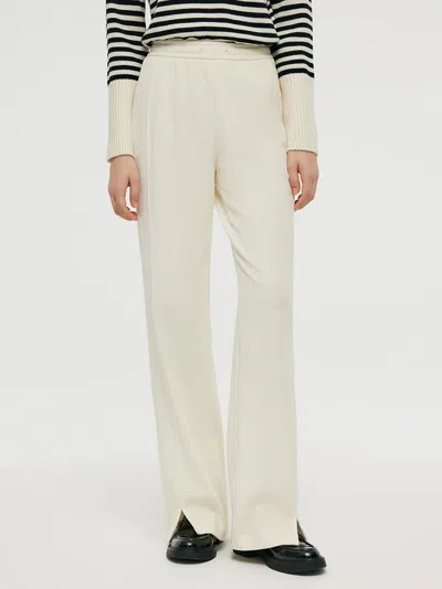 Goelia Full-length Slit Knitted Women Pants In Multi
