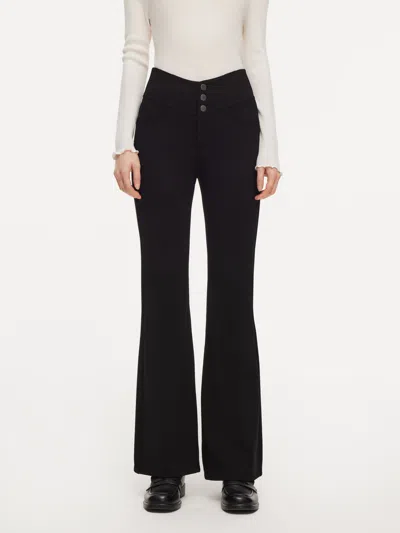 Goelia High-waisted Women Micro-flared Jeans In Multi