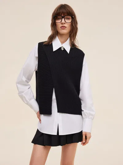 Goelia Knit Tank Top And Long Sleeve Shirt Two-piece Set In Multi