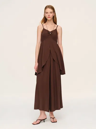 Goelia Linen Blend Camisole And Culottes Two-piece Set In Multi