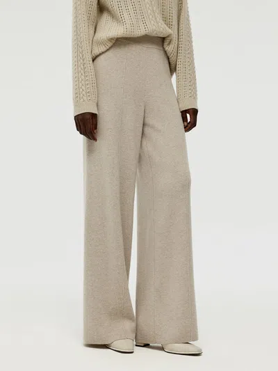 Goelia Machine Washable Wool Wide Leg Women Pants In Blue