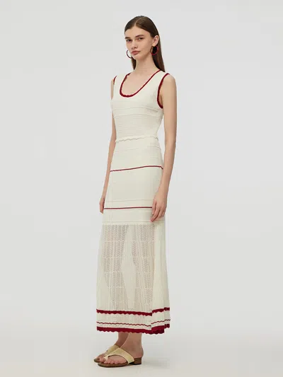 Goelia Openwork Women Maxi Vest Dress In Multi