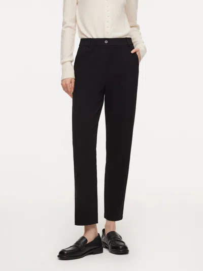 Goelia Stretch Slim Fit Women Ankle-length Pants In Black