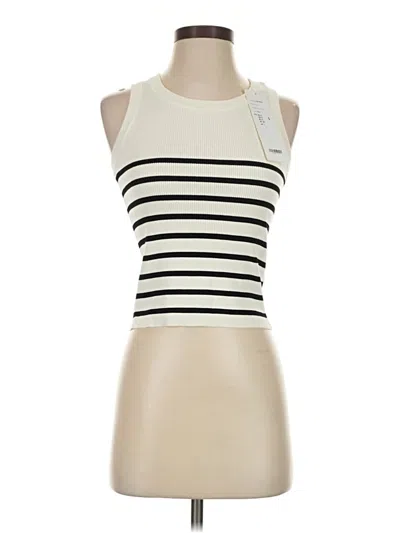 Pre-owned Goelia Sweater Vest In White