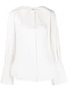 Goen J Button Up Blouse In White