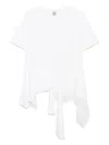 Goen J Charmeuse Camisole Layered Top In White