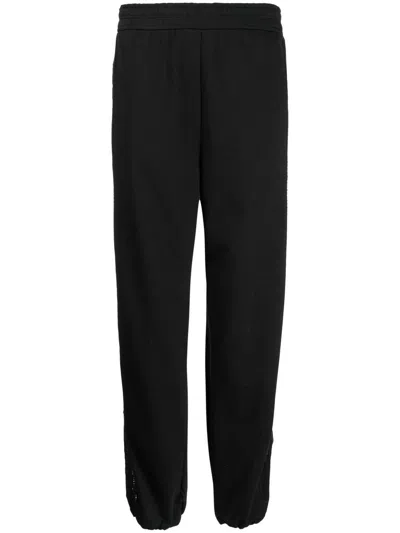 Goen J Cut Out-detail Track Pants In Black