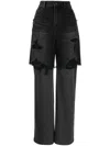 Goen J Distressed Straight-leg Jeans In Grey
