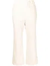 Goen J High Waist Cropped Trousers In Neutrals