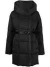 Goen J Gesteppter Daunenmantel In Black