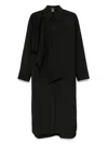 Goen J Knot Detailed Dress In Black