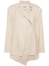 Goen J Layered Single-breasted Blazer In Neutrals