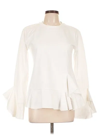 Goen J Long Sleeve Blouse In White