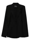Goen J Notched-lapel Blazer In Black