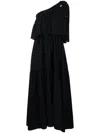 Goen J One-shoulder Maxi Dress In Black