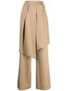 Goen J Hose Mit Spitze In Brown