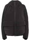 Goen J Quilted Hooded Jacket In Grey
