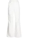 Goen J Ripped High-rise Straight-leg Jeans In White