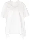 Goen J Short Sleeve Blouse In White