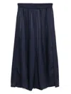 Goen J Slit Palazzo Pants In Blue