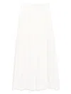 Goen J Slit Palazzo Pants In Neutrals