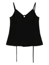 Goen J Tie Detail Camisole In Black
