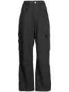 Goen J Wide-leg Cotton Cargo Pants In Grey