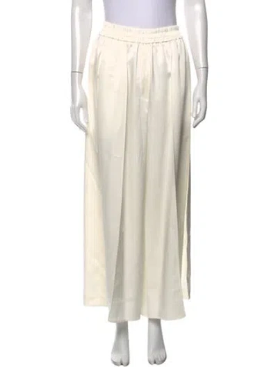 Pre-owned Goen J Wide Leg Pants In Neutrals