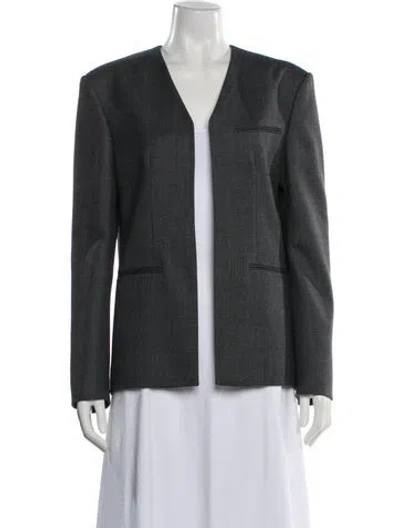 Pre-owned Goen J Wool Jacket In Gray
