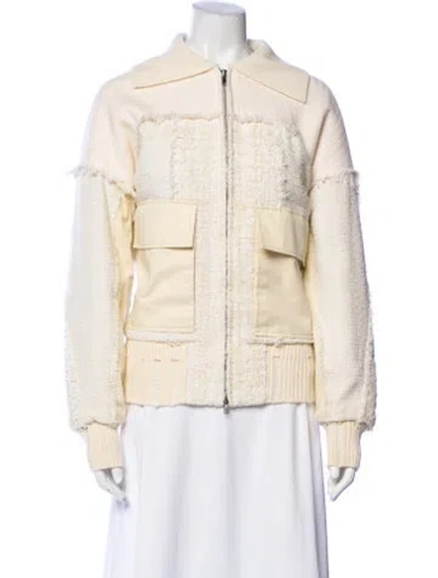 Pre-owned Goen J Wool Jacket In Neutral