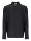 Goes Botanical Button-down Shirt In Black