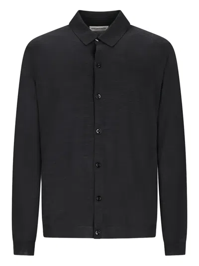Goes Botanical Buttoned Shirt In Black