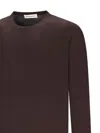 Goes Botanical Crew-neck Sweater In Brown