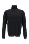 Goes Botanical Extra Fine Wool Turtleneck Sweater In Animal Print