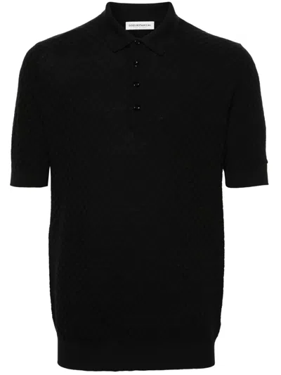 GOES BOTANICAL INTERLOCK MERINO WOOL POLO SHIRT